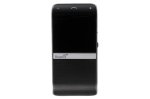 A medium-sized black device, roughly resembling a smartphone without a display.