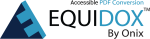 Logo on left in the form of two blue interlocking pieces that form a pyramid shape with production name on right.