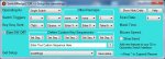 Screenshot showing setup screen and various control options.